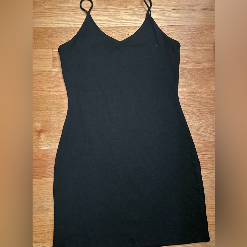 black body con dress from mango